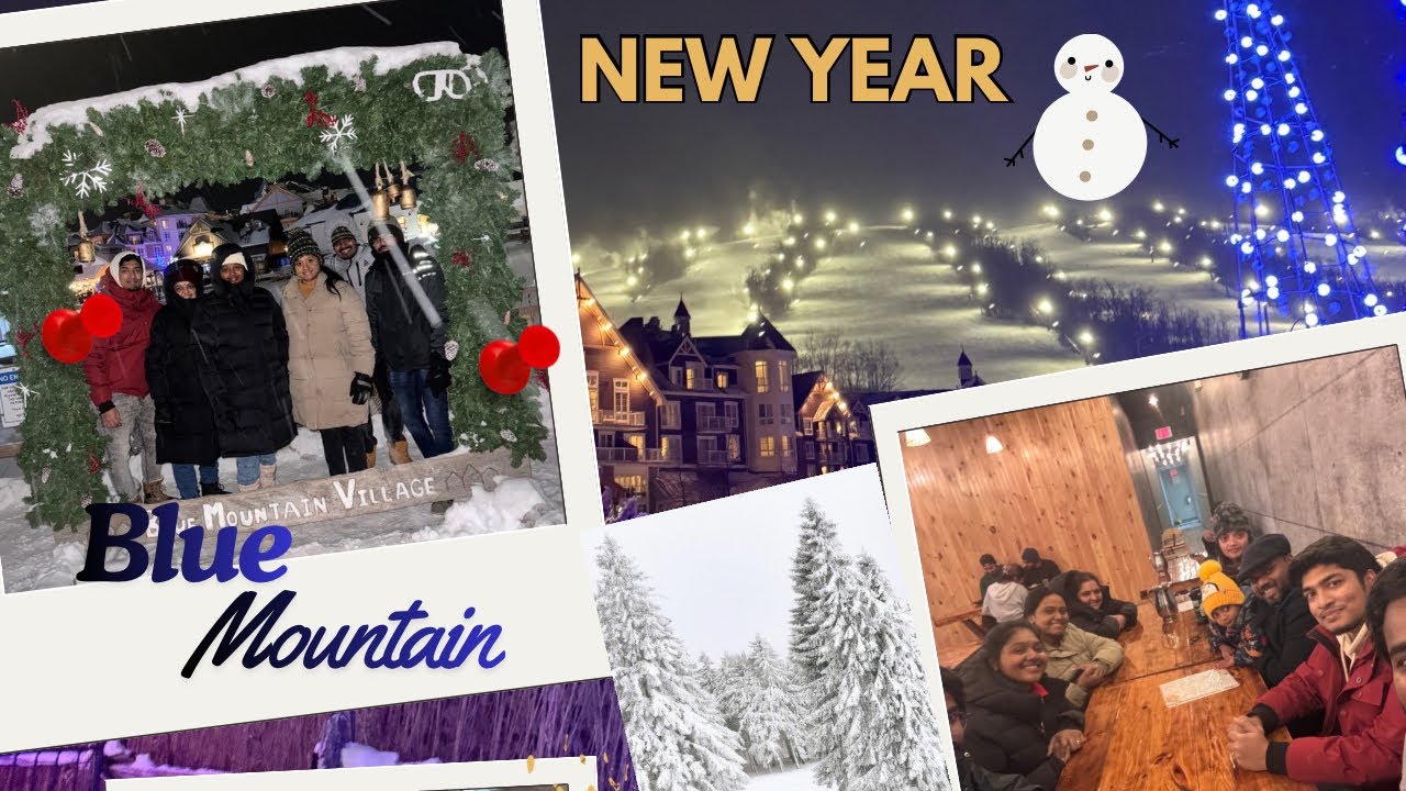 “Bringing in the New Year with snow, smiles & slopes at Blue Mountain!”
