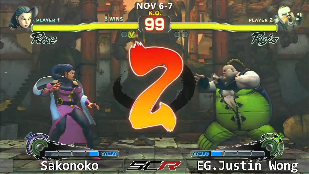 Socal Regionals 2010 - SSF4 Pools - EG.Justin Wong vs Sako - Pool C Losers Finals