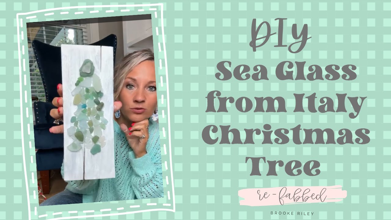 Seaglass from Italy Christmas Tree