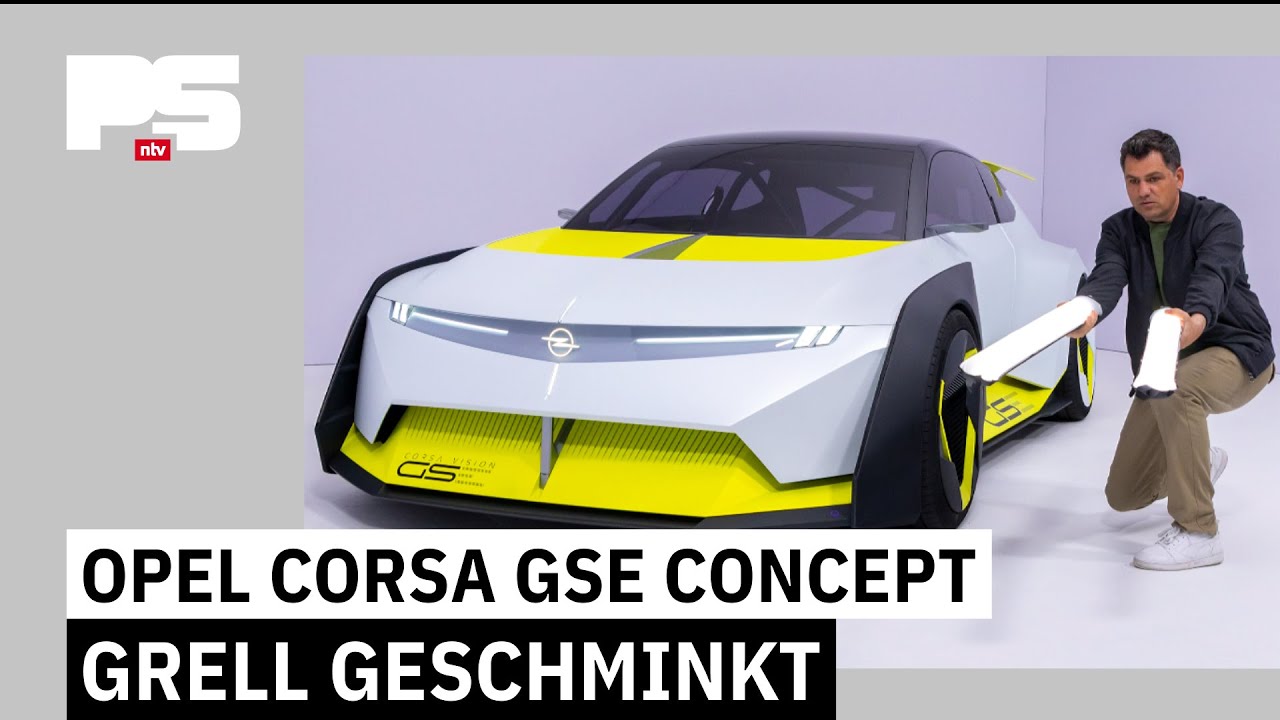 Grell, Schnell, Elektrisch = GSE | Opel Corsa GSE Vision GranTurismo Concept (2025) | PS Automagazin