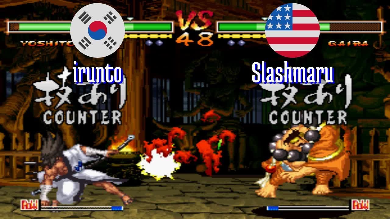 FT5 @samsh5sp: irunto (KR) vs Slashmaru (US) [Samurai Shodown V Special samsho5 Fightcade] Feb 21