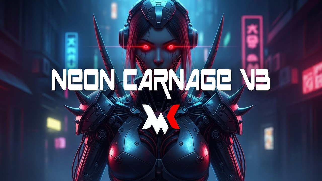 MUSIC CYBER METAL ROCK --''NEON CARNAGE V 3''  --- NIS WORD MUSIC