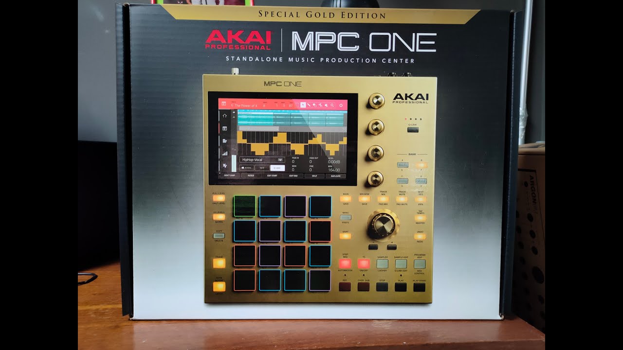 [unboxing] AKAI PRO MPC ONE gold (no talking)