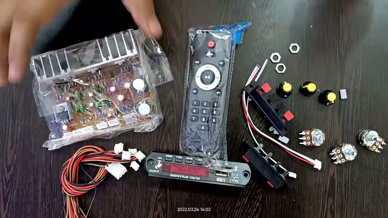 2.1 Home Theater Kit Board Amplifier Circuit with Bass Boost and Treble Support TDA2030