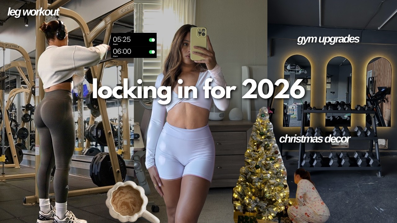 Фитнес-блог | Зафиксировать успех до 2026 года, продуктивный день в моей жизни, зимний выпуск