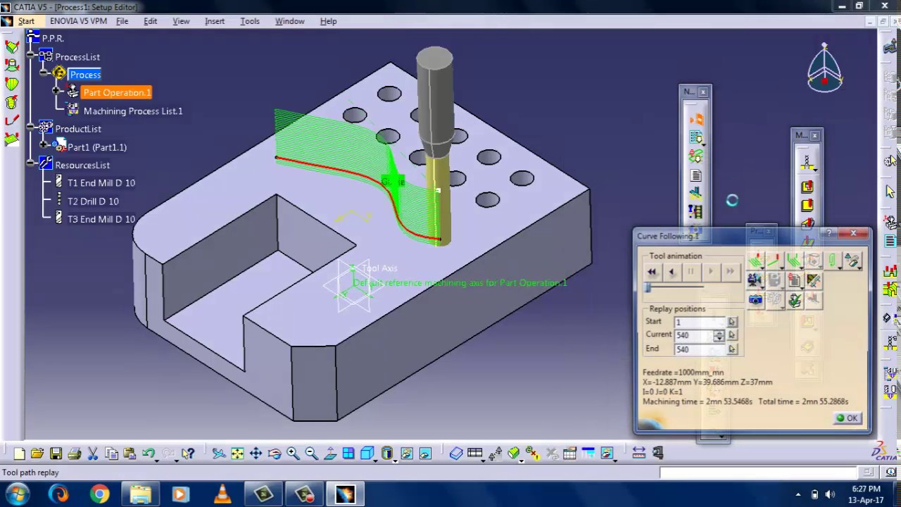 #CATIA V5 #prismatic machining in catia v5