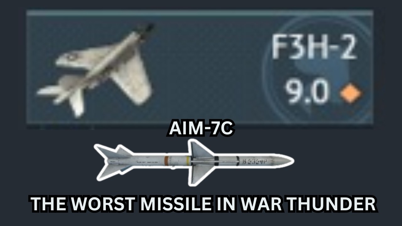 Using The WORST Sparrow In War Thunder. F3H-2 Demon