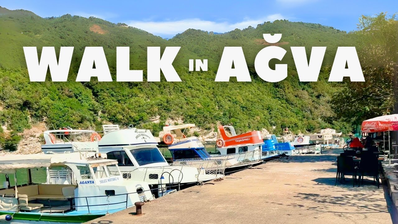 Summer Walking Tour in AĞVA, Turkey | 4K