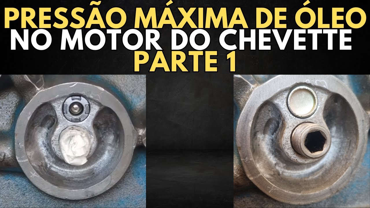 Regulador de Pressão Máxima de Óleo - Parte 1, Novo PMS do motor e outros - Montagem do Motor 48.