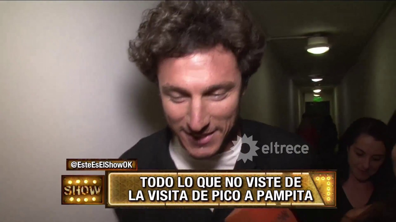 Pico Mónaco visitó a Pampita en Showmatch