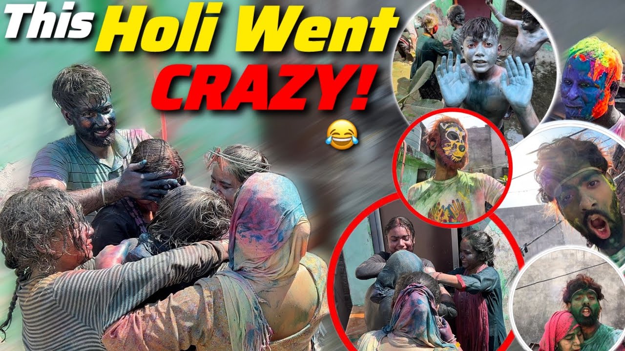 Crazy Family Holi 2026 | Rang, Masti Aur Full Desi Celebration || NIAMI VLOG 😍 ( Part-1)