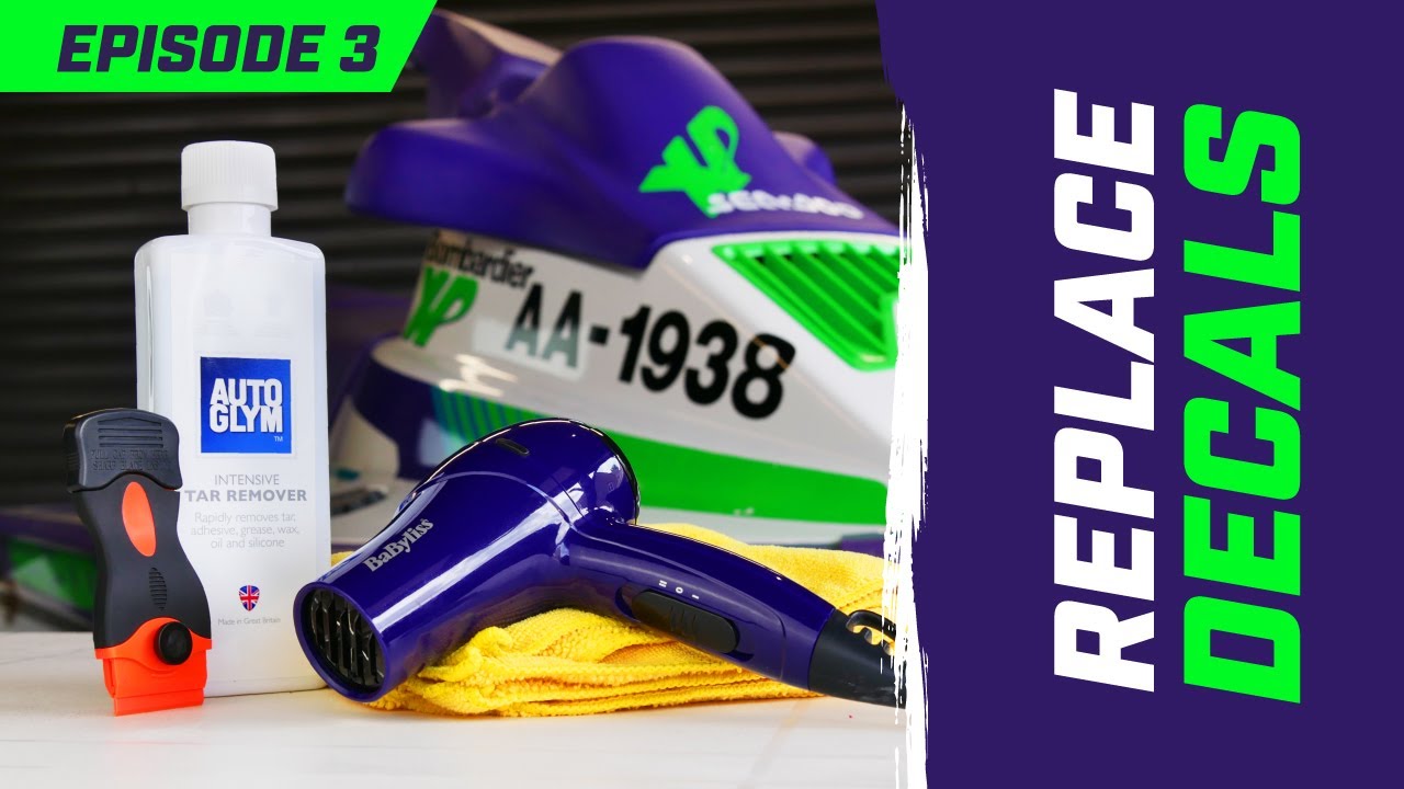 Decal Removal & Re-Creating OEM Decals For Seadoo XP 1991 | PART 1 | XP 1991 Series  | Ep3