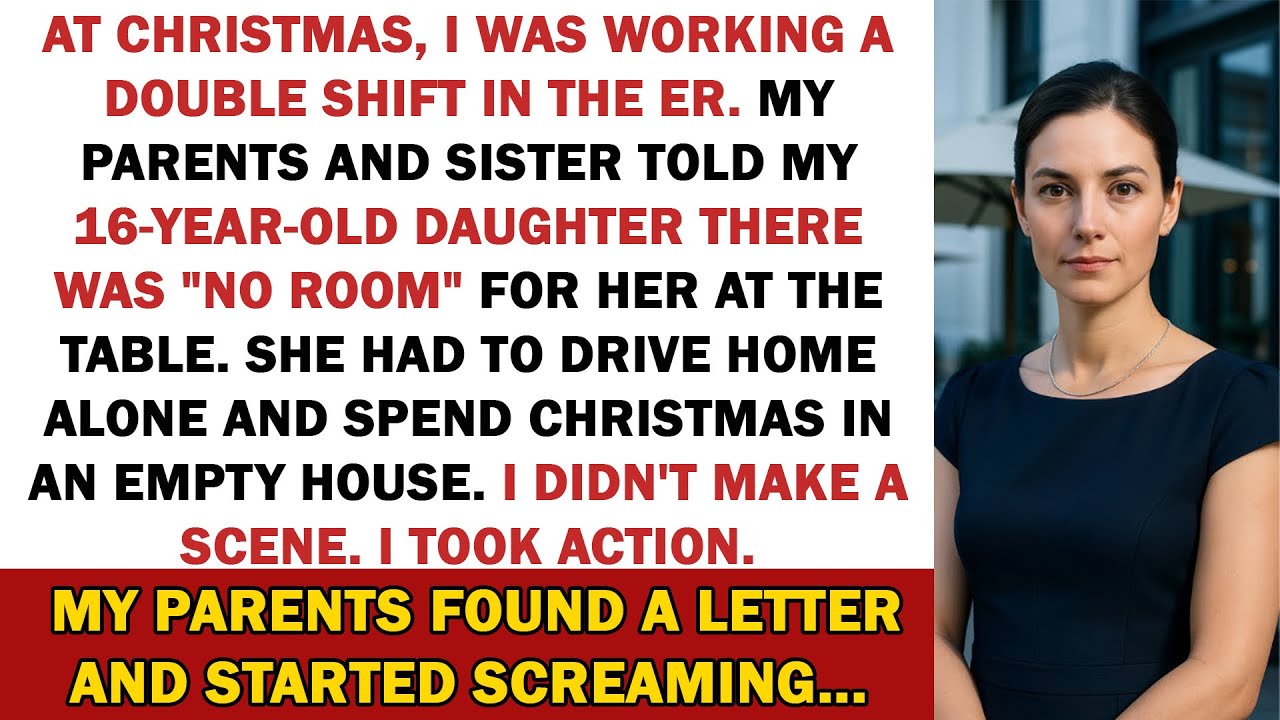 At Christmas, my parents and sister told my 16-year-old daughter there was “NO ROOM” for her.
