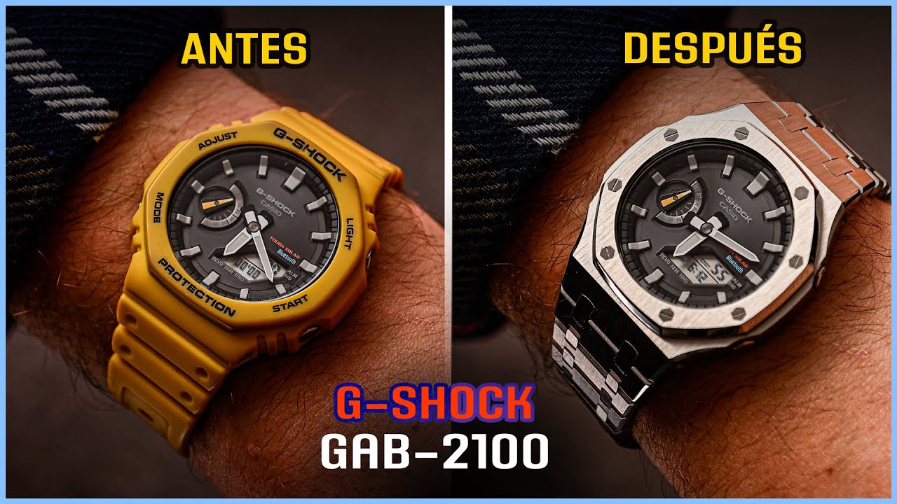 Mejoro mi CasiOak con un Kit de modificación de Aliexpress de menos de 40€ G-shock 2100