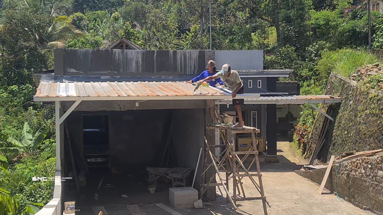 alhamdulillah berkat doa pemirsa,bikin kios depan rumah sudah seperti ini