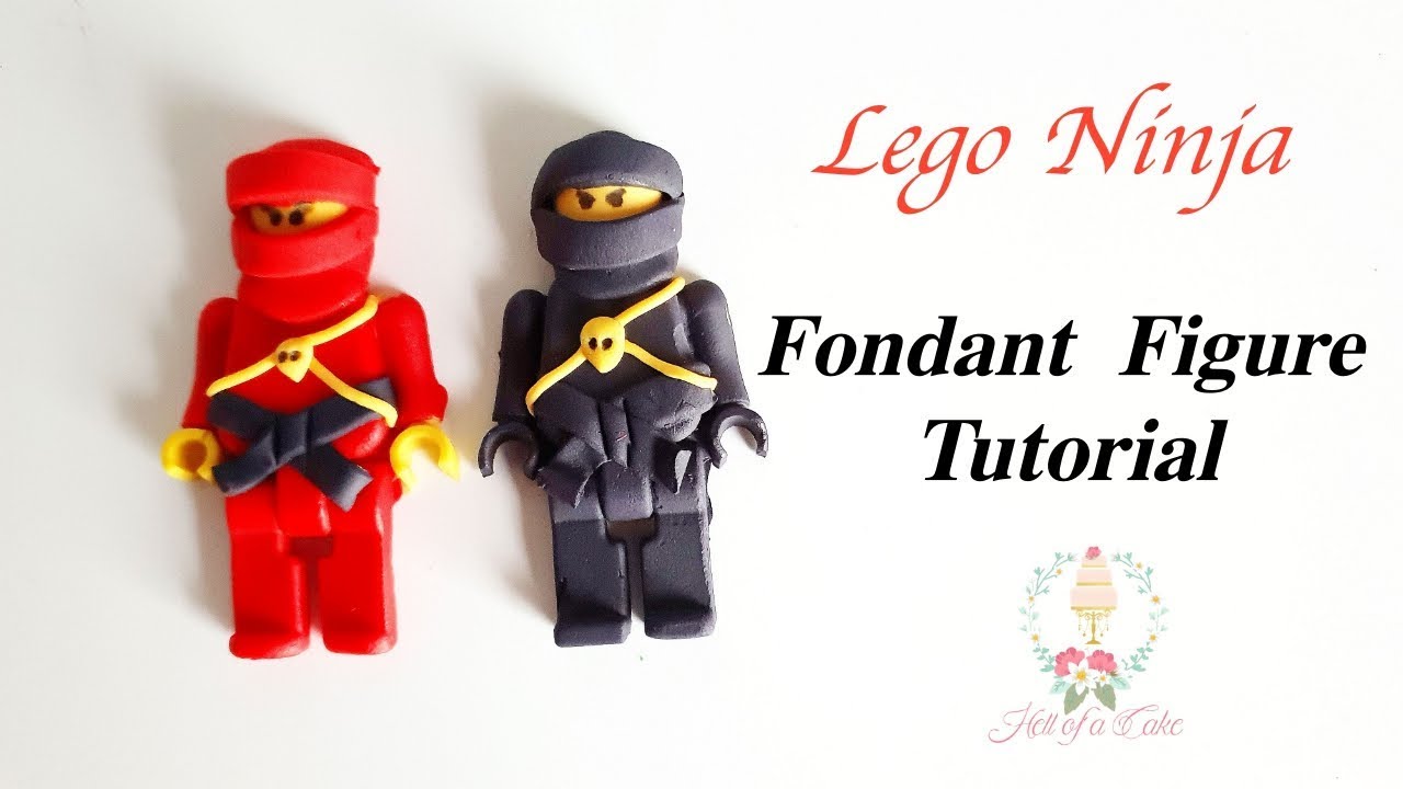 HOW TO MAKE A FONDANT LEGO FIGURE
