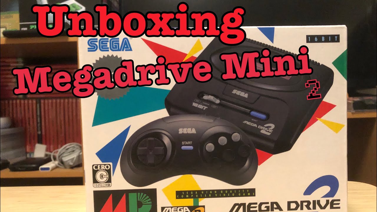 Unboxing Megadrive Mini 2 | Japanese region | English support?
