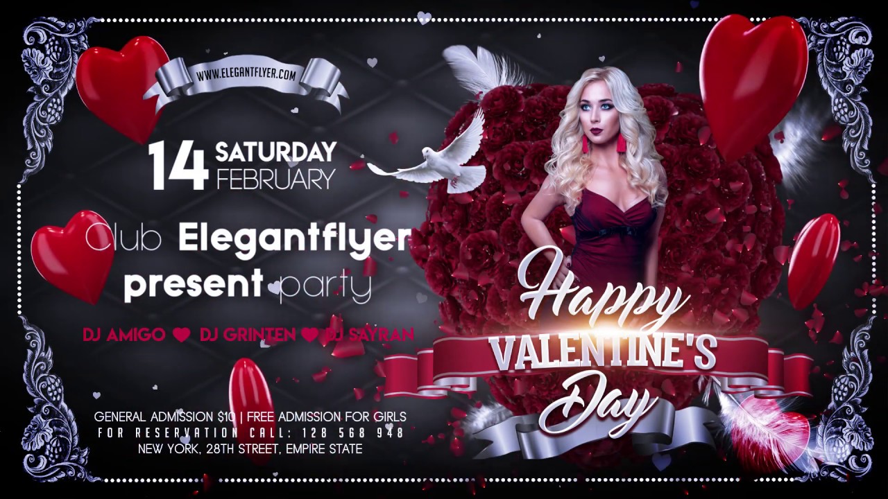Happy Valentine's Day HD After Effects Template