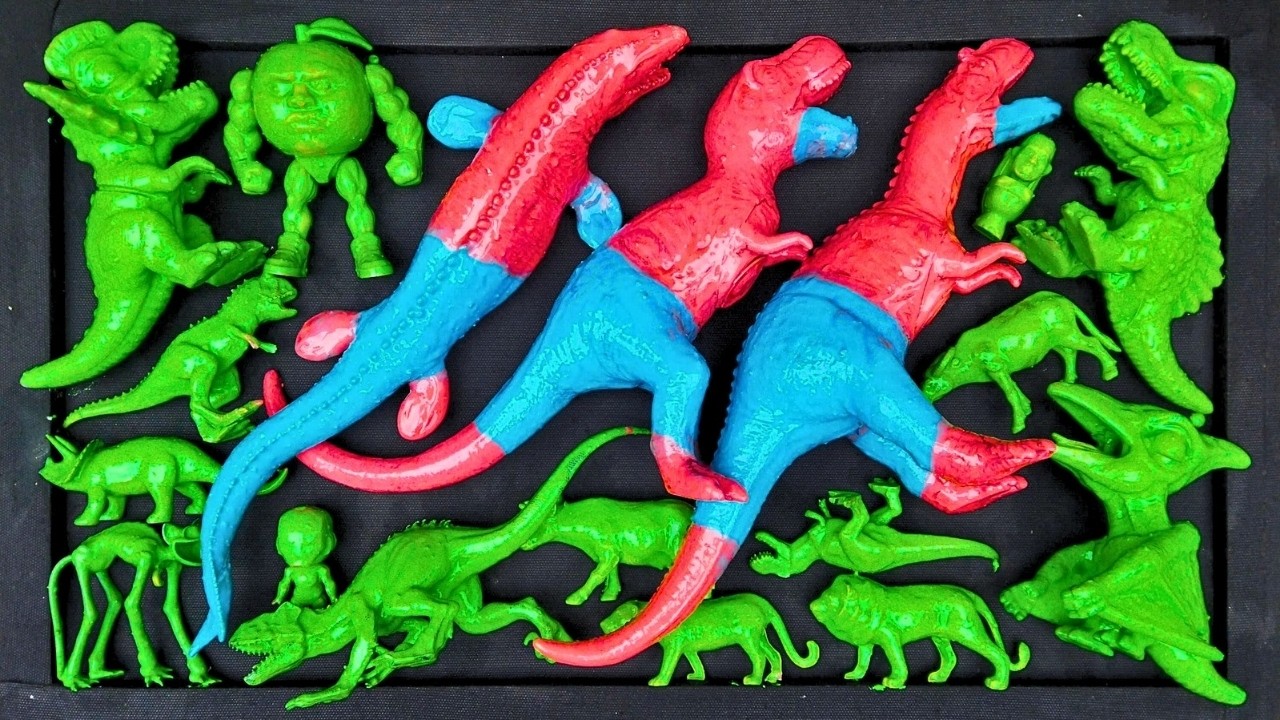 Dinosaurus Jurassic World Dominion:T-Rex/ Mosasaurus/Siren Head/Kingkong/Spiderman/Skibidi/Anomali