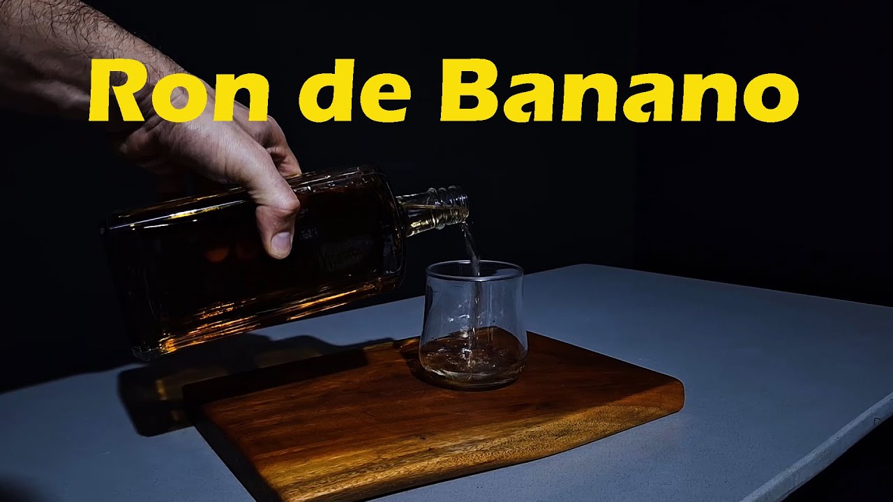 Hice RON a partir de Bananos