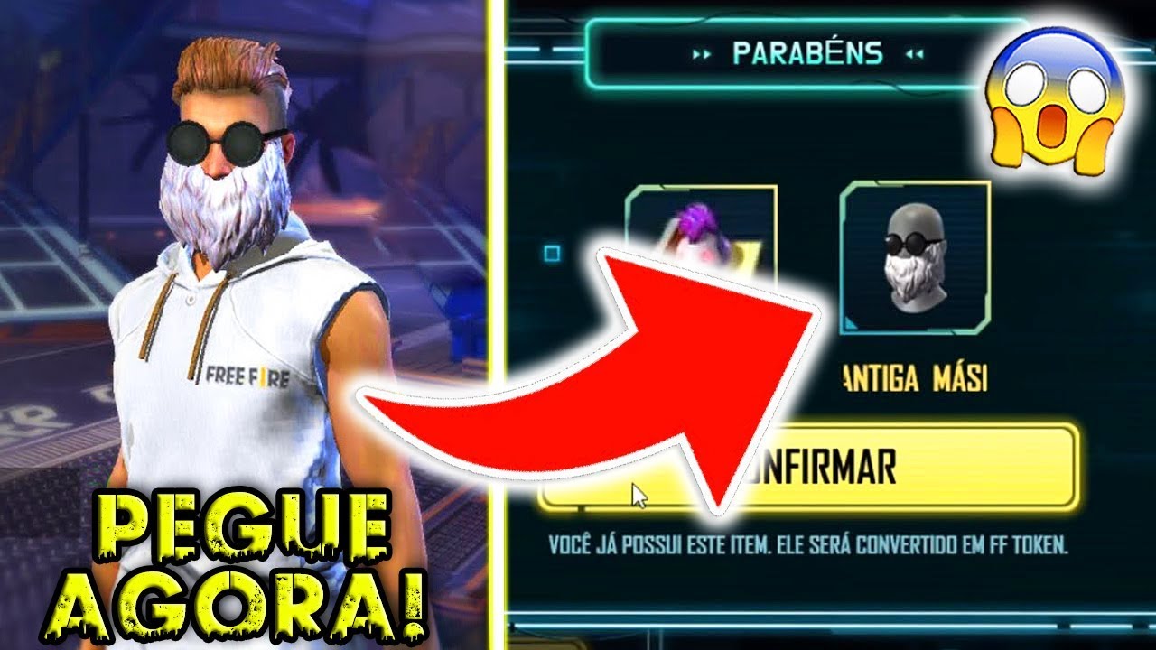 CORRE!! COMO PEGAR A BARBA DO VELHO DE GRAÇA NO FREE FIRE!! (BARBA DO NOBRU)