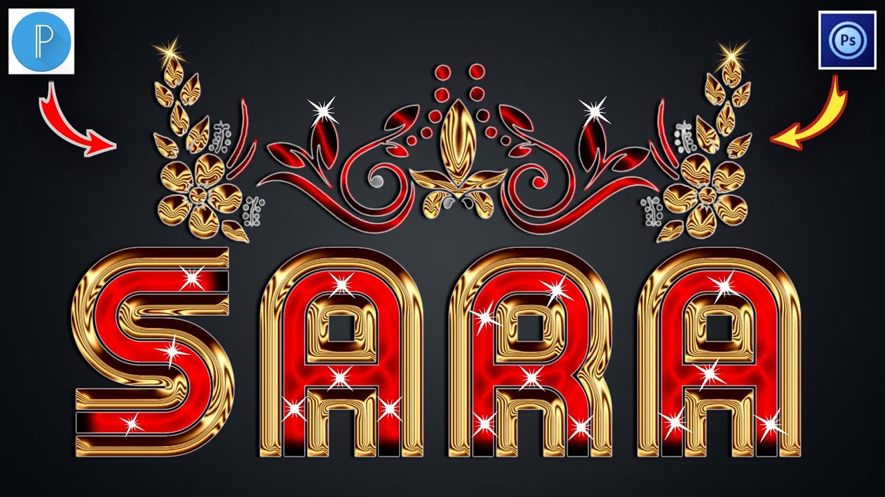 Glass Font Editing Name In PixelLab Ps Cc 2022 | Glass Font Editing kese Kare | Zarraq Creation
