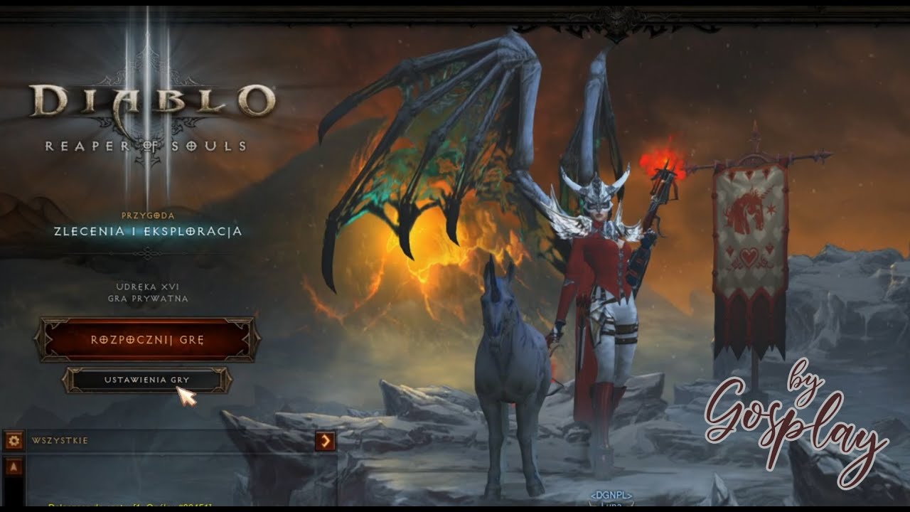 Diablo 3 Reaper of souls - 1 cz. poradnik dla początkujących - interfejs, tworzenie postaci i gry