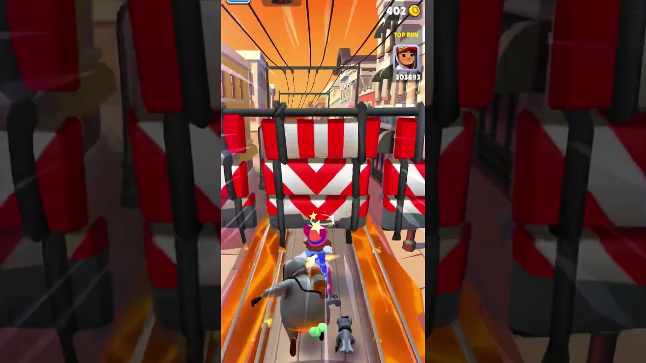 Subway surfers floor Lava session start 