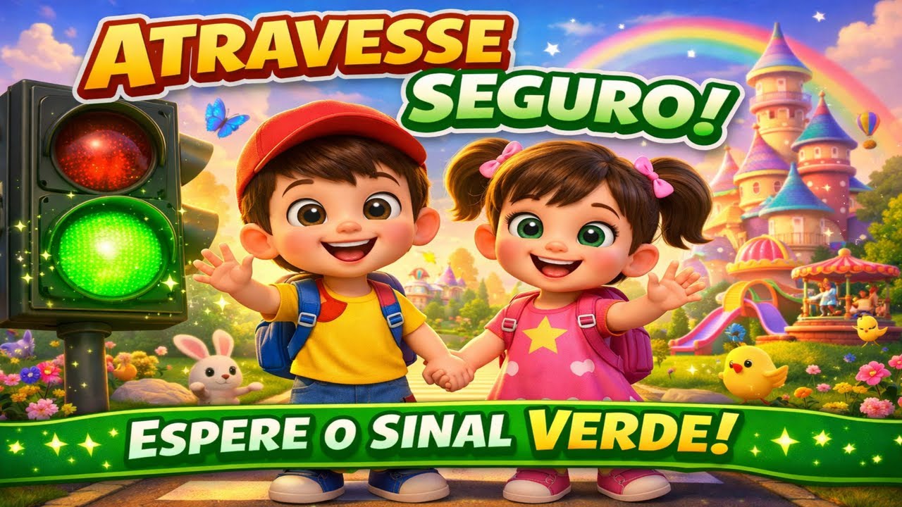 Espere o Sinal Verde: Atravesse com segurança