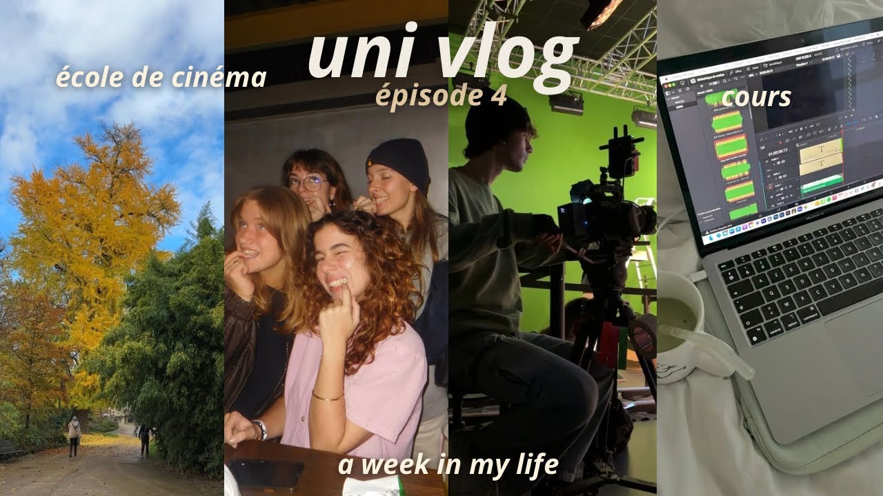 UNI VLOG┃une semaine avec nous en études de cinéma 💌 [épisode 4]