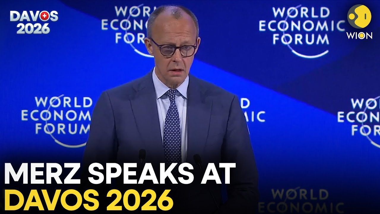 Davos 2026 LIVE: German Chancellor Friedrich Merz Speaks At The World Economic Forum 2026