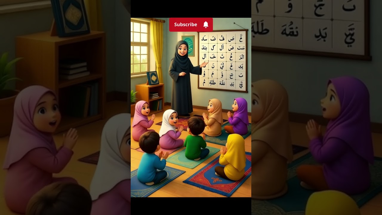 📖 Beautiful Islamic Classroom | Kids Learning with Love | Islamic Cartoon Short