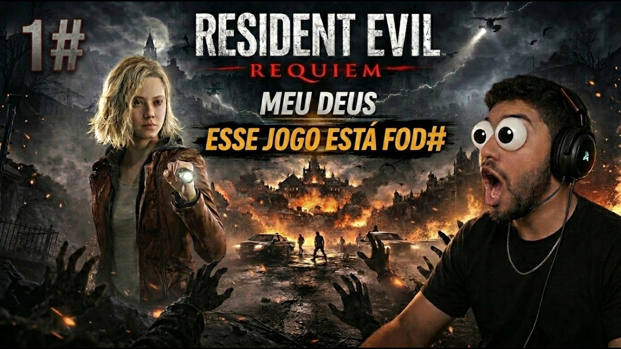 RESIDENT EVIL REQUIEM | EU NÃO ESTAVA PREPARADO PRA ISSO…