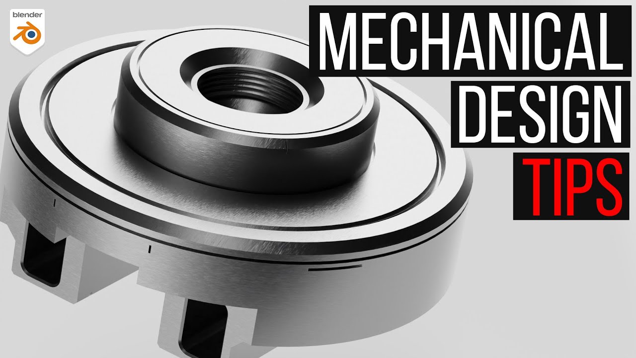Blender Hard Surface TUTORIAL - Mechanical Design