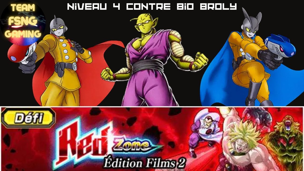 PICCOLO LR TEC PERMET DE RACCOURCIR LE COMBAT !!!! | RED ZONE EDITION FILMS 2 NIV4 CONTRE BIO BROLY
