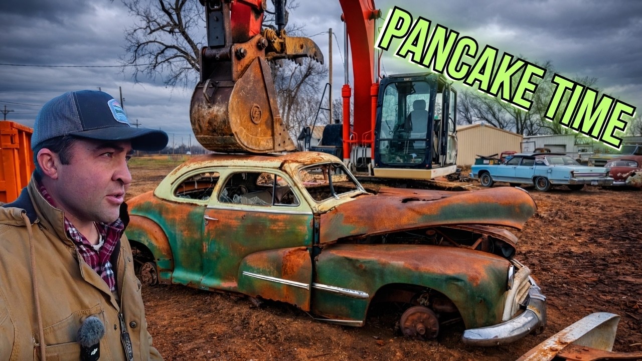 These Old Cars are at the End of Their Road (Crushing Time)