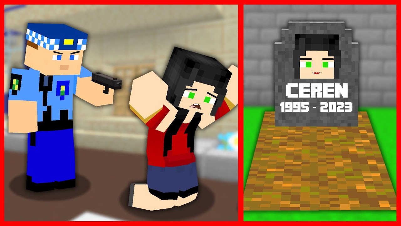 KEREM KOMİSER ÜVEY ANNE CEREN'İ ÖLDÜRDÜ! 😱 - Minecraft ZENGİN FAKİR HAYATI