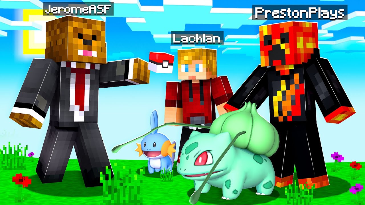 CHALLENGING The Pack In Minecraft Pixelmon Island UHC #1 | JeromeASF