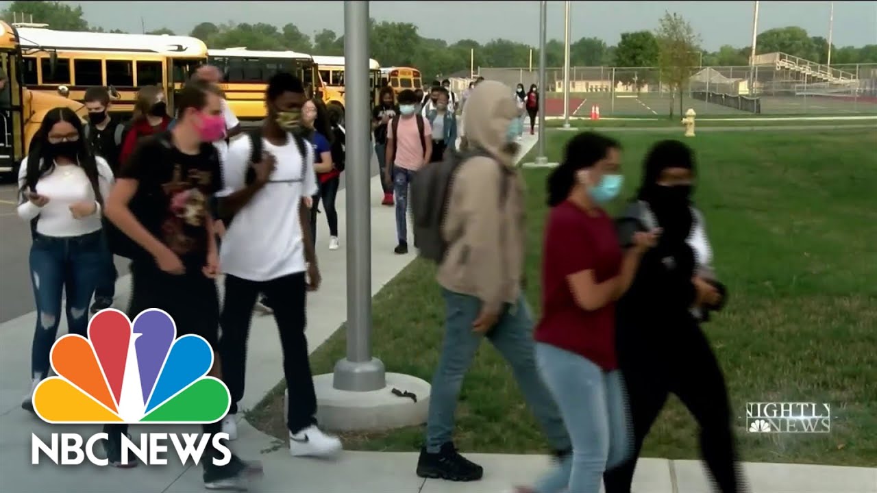 Kids Going Back To School As Covid Cases Rise