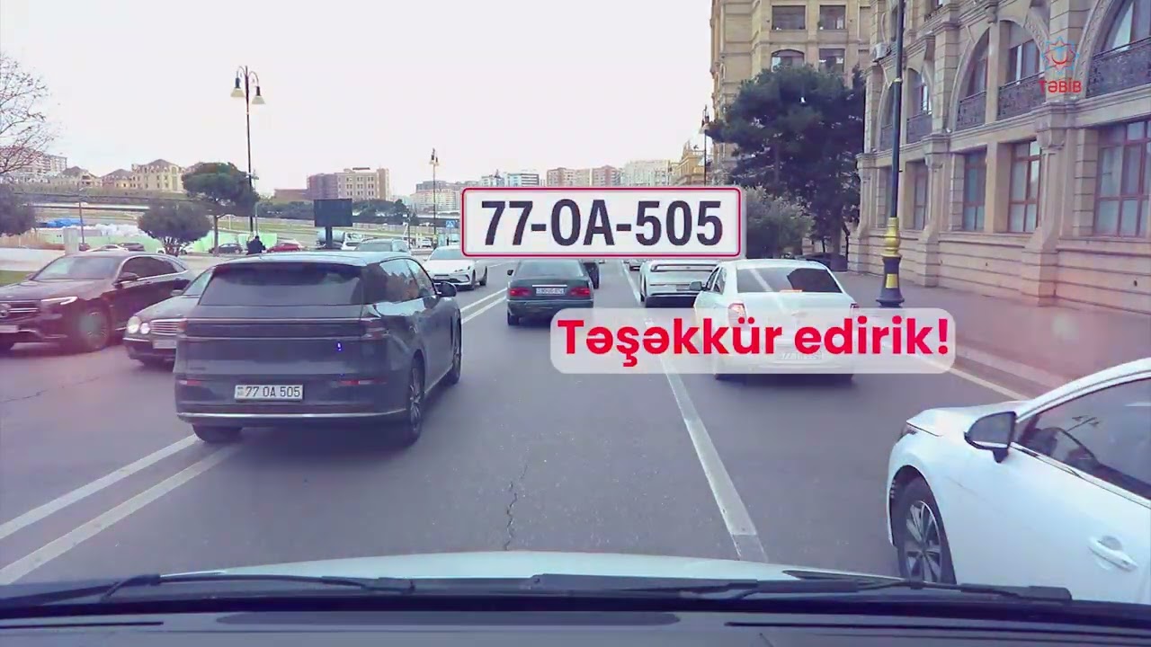 TƏBİB təcili yardım avtomobillərinə yol verən sürücülərə təşəkkür edir!