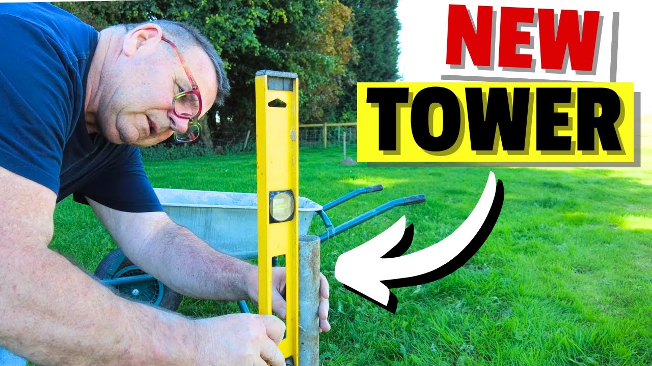 Building the Antenna Mast Foundations