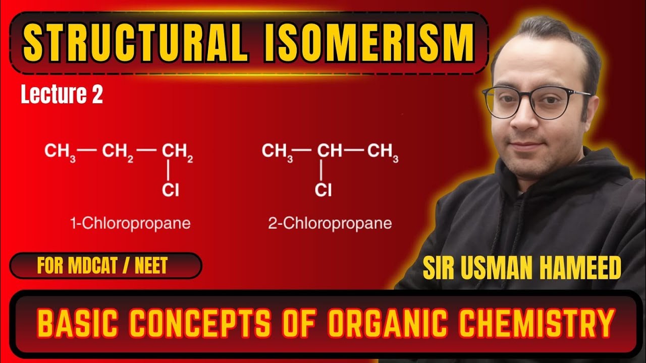 TOPIC:STRUCTURAL ISOMERISM||MDCAT/NEET||MEDEXEL LIVE CLASSES