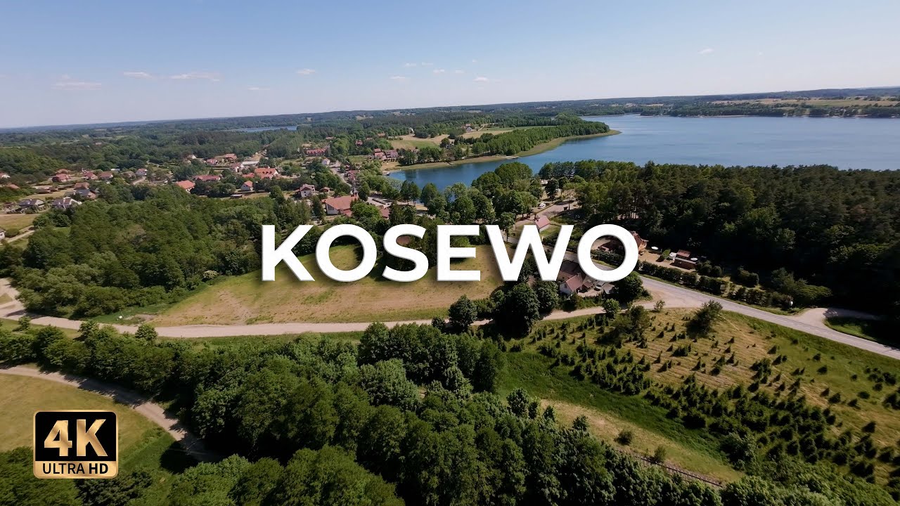 Kosewo nad brzegiem jezior | Jezioro Juksty i Probarskie Jezioro na Mazurach | Lece w miasto [4k]