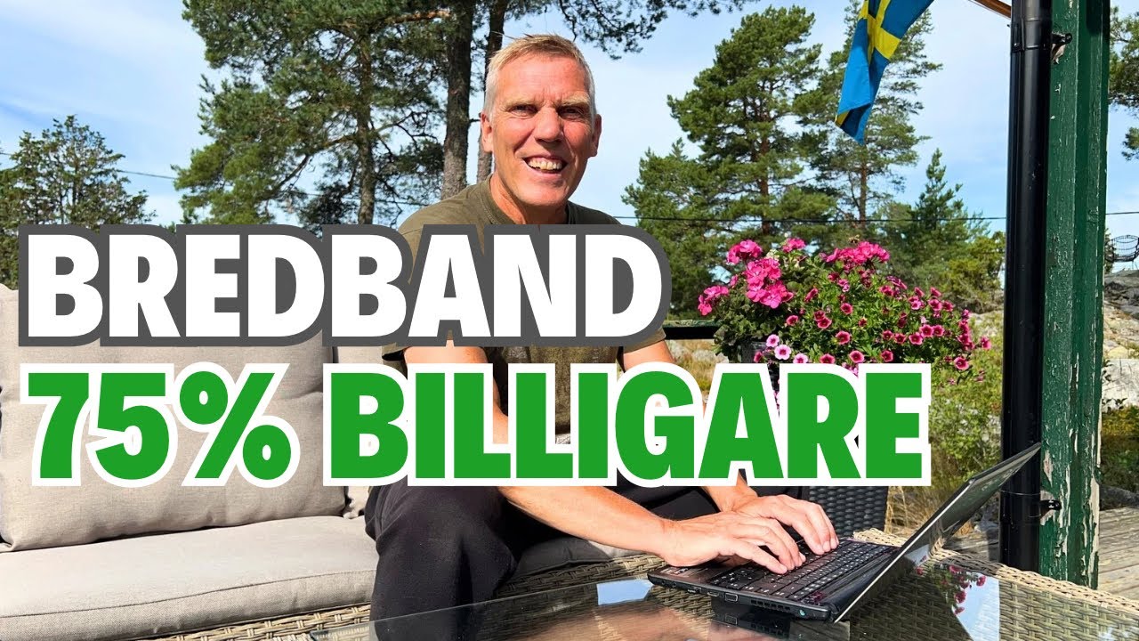 Jag bytte till billigt 5G bredband – sparade 75% mot fiber
