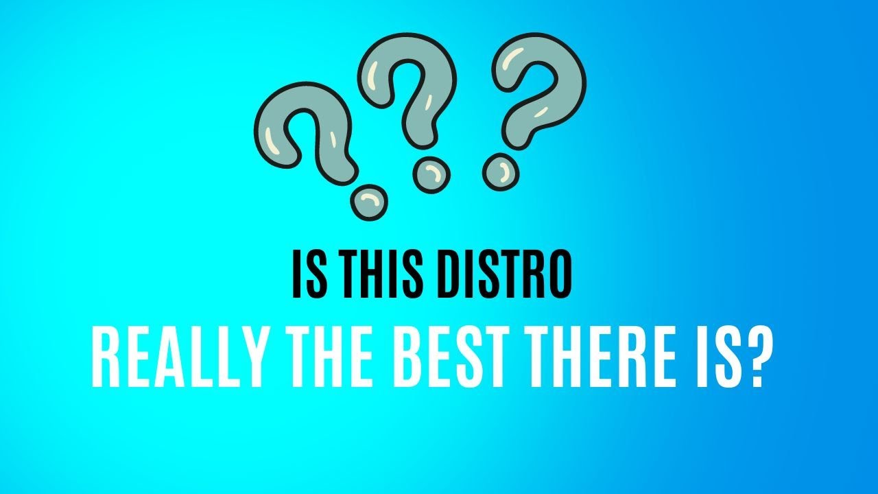 Why is VOID Linux the best distribution?