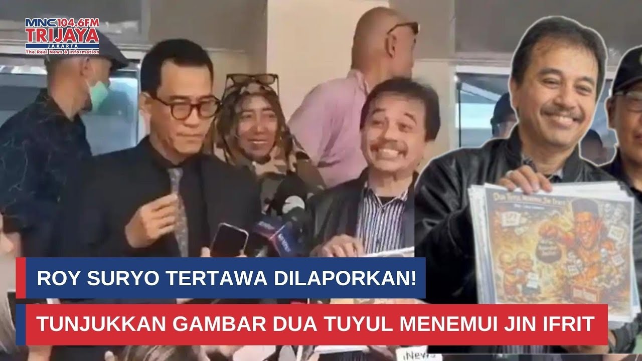 Roy Suryo Tertawa Dilaporkan! Tunjukkan Gambar Dua Tuyul Menemui Jin Ifrit I Trijaya Update