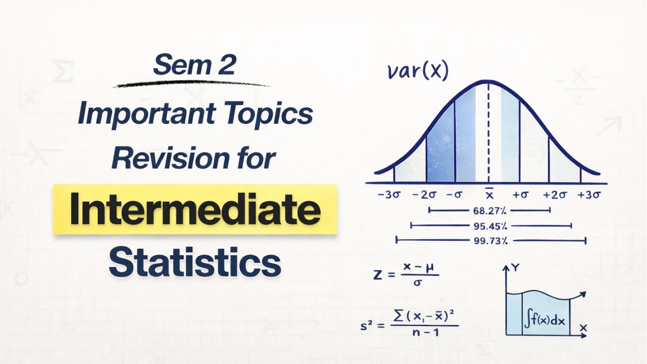 📚 2026 Sem 2 | Revision Session | Intermediate Statistics | BA Hons Economics | Delhi University
