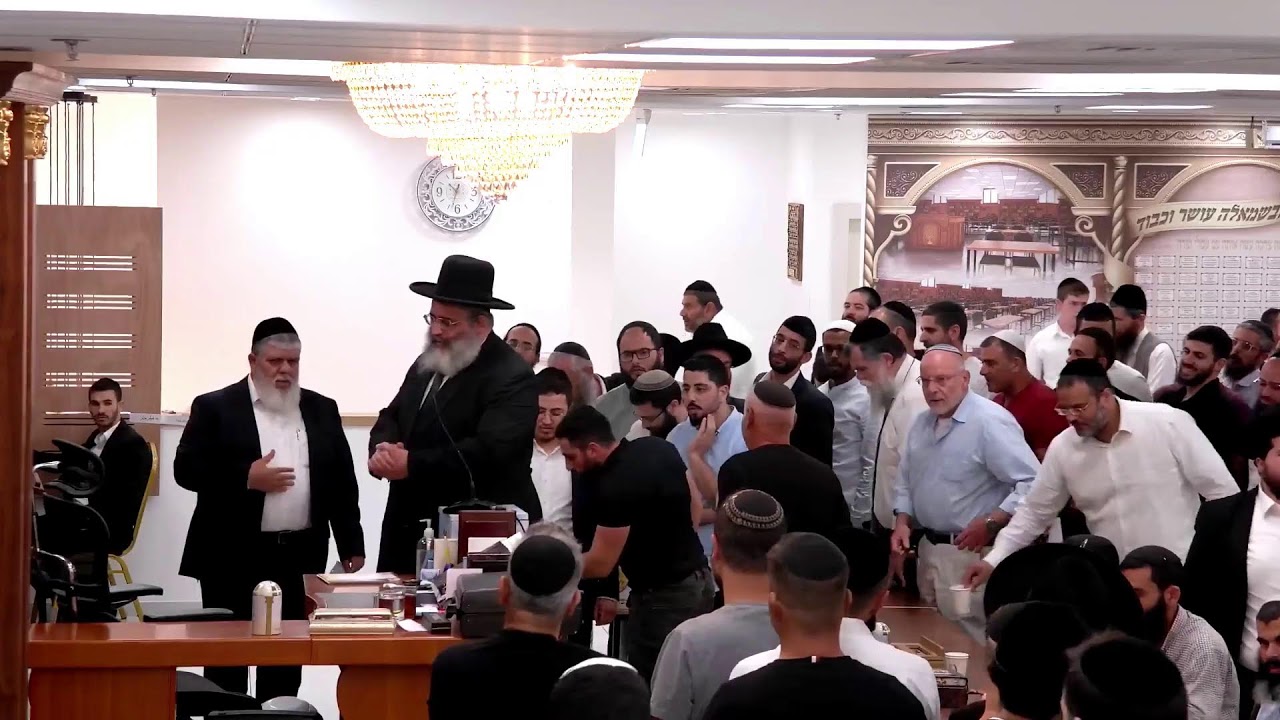 שידור חי: השיעור המרכזי עם הרב ישראל אברג'ל שליט