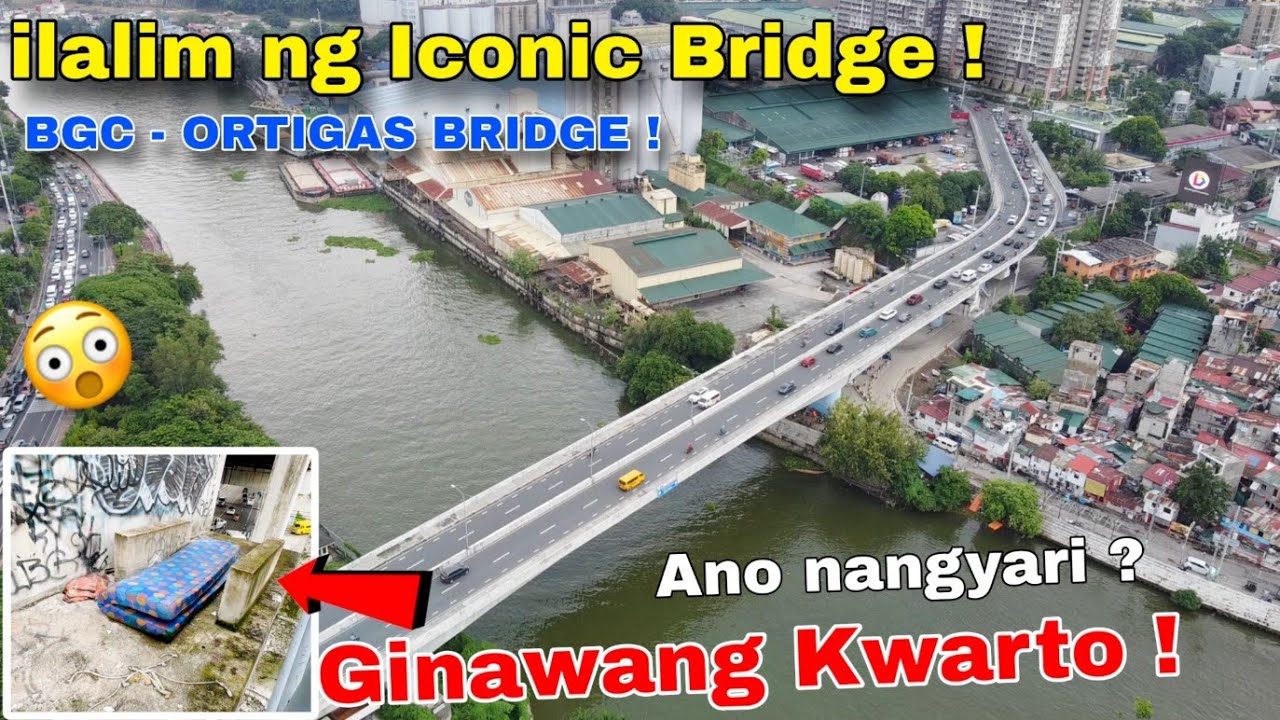 ilalim ng Iconic Bridge ginawang Kwarto ! May Na diskubre Dito ! BGC - ORTIGAS Bridge | JP rizal
