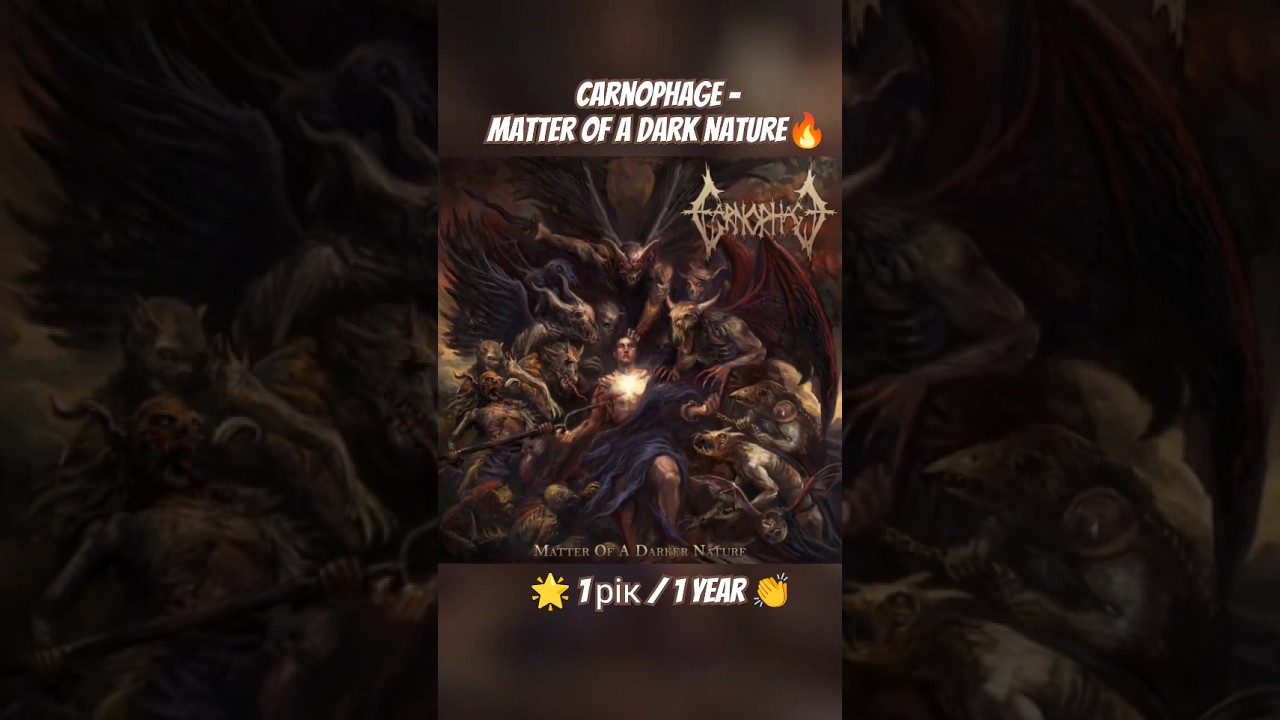 Carnophage – Matter of a Dark Nature🔥 🌟 1 рік / 1 year 👏 